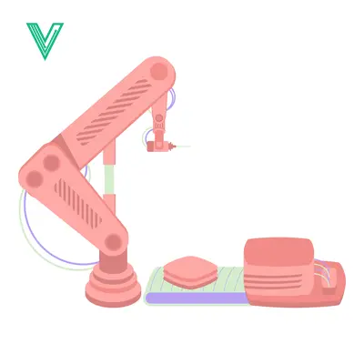 Aset premium populer: Robotic Arm with 3D Printer Head on a Platform