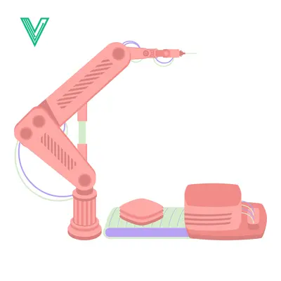 Aset premium populer: Robotic Arm with Industrial Components