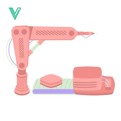 Automated Robotic Arm Performing Cosmetic Application on Skincare Products