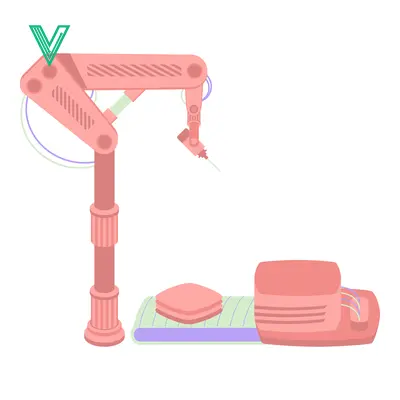 Robotic Arm with Industrial Base and Platform