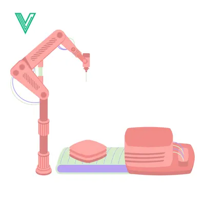 Premium design asset: 3D Printing Robotic Arm and Manufacturing Machine