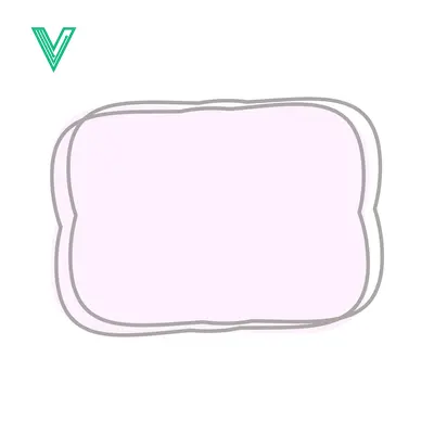 Aset desain premium: Simple Decorative Frame with Soft Pink Center