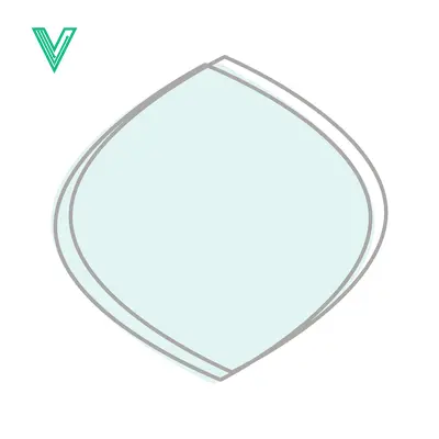 Abstract Geometric Shape with Soft Pastel Colors