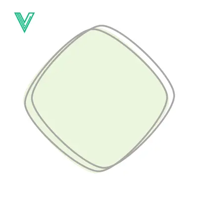 Abstract Rounded Square Shape with Subtle Outline