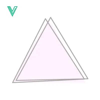 Geometric Triangle Shape Minimalist Design