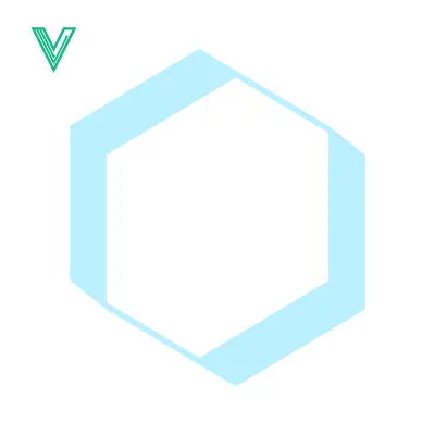 Premium design asset: Minimalist Hexagon Shape Geometric Abstract Design