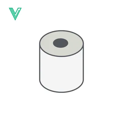 Popular premium asset: Simple Isometric Illustration of a Toilet Paper Roll