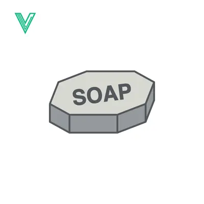 Simple Octagonal Soap Bar with SOAP Text