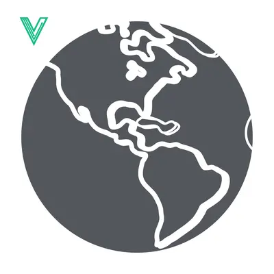 Premium design asset: Stylized Globe Icon Representing Planet Earth and Continents