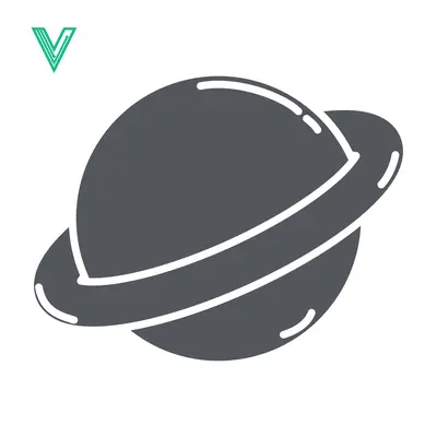 Stylized Planet with Rings Icon