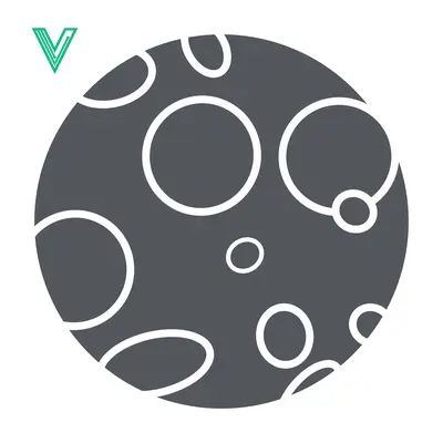 Abstract Circular Pattern with White Rings on Dark Gray Background