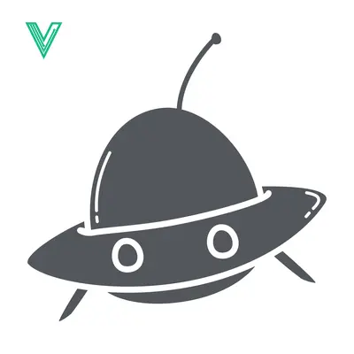 Cartoon UFO Spaceship Illustration