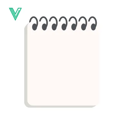 Aset premium populer: Blank Spiral Notebook Page for Notes and Ideas