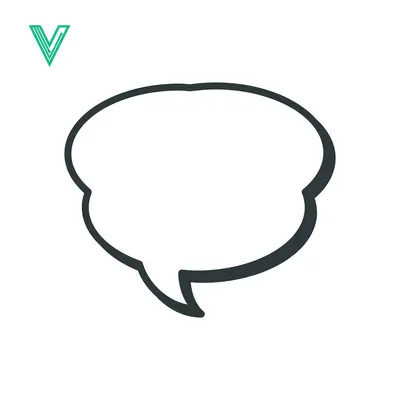 Premium design asset: Speech Bubble Outline Icon Simple Vector