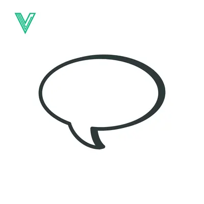 Aset premium populer: Simple Speech Bubble Outline Icon