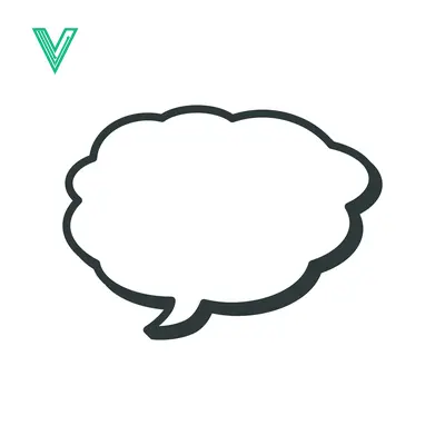 Empty Speech Bubble Icon for Communication and Ideas