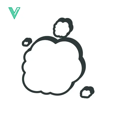 Explosion Cloud Comic Style Vector Graphic