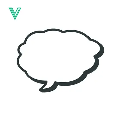 Empty Speech Bubble Icon for Communication and Ideas