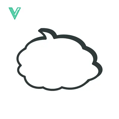 Aset premium populer: Speech Bubble Outline Vector Graphic