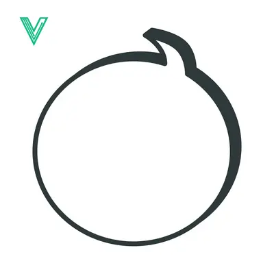 Minimalist speech bubble outline icon