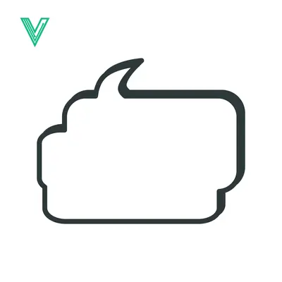 Speech Bubble Outline Icon Vector Illustration