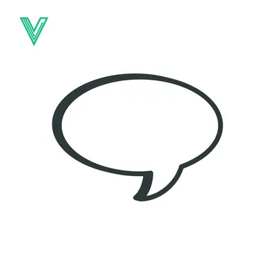 Speech Bubble Icon Simple Outline