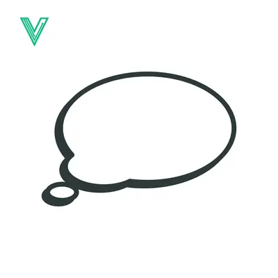 Speech Bubble Outline Icon Simple Vector