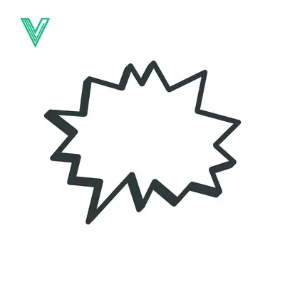 Popular premium asset: Hand Drawn Starburst Speech Bubble Outline