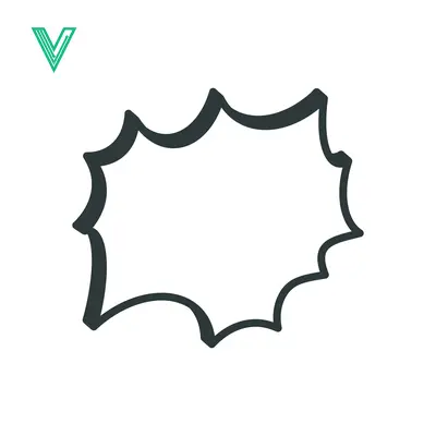 Hand drawn comic book speech bubble outline