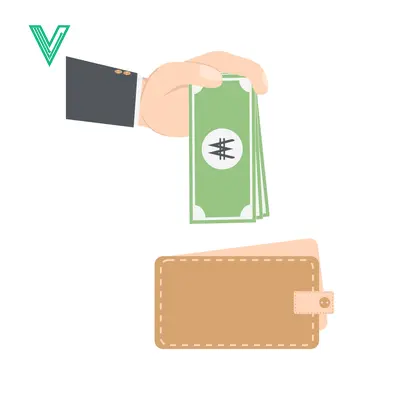 Hand giving South Korean Won bills into a wallet