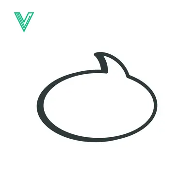 Simple Speech Bubble Outline Icon