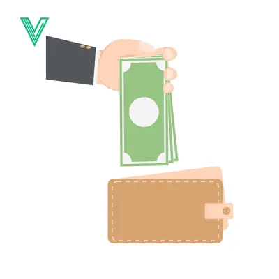 Aset premium populer: Hand holding money for wallet payment