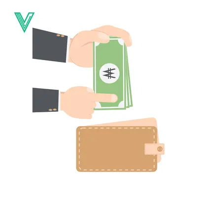 Aset desain premium: Hand giving Korean Won bills to wallet for payment