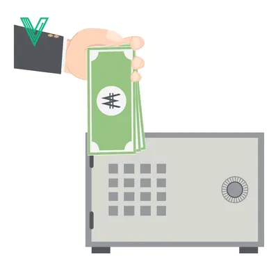 Aset desain premium: Saving Money in a Safe Deposit Box