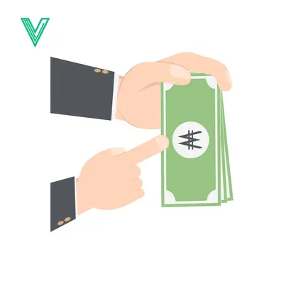 Aset desain premium: Hand Offering Money with Currency Symbol