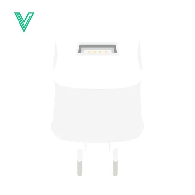 Aset premium populer: White USB Wall Charger Adapter for Electronic Devices