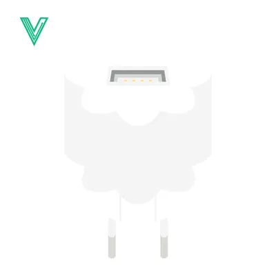 White USB Wall Charger Adapter for Electronics