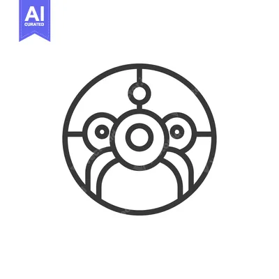 Aset premium populer: Abstract Circle with Concentric Rings and Dots
