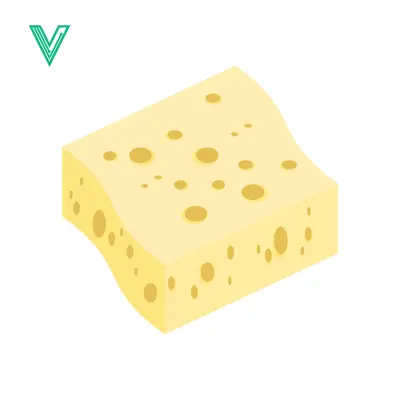 Aset premium populer: A piece of Swiss cheese with holes