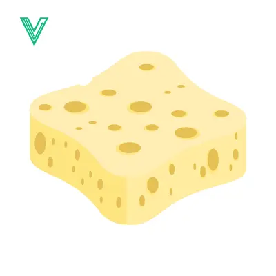 Popular premium asset: Yellow Sponge with Holes Isolated on White Background