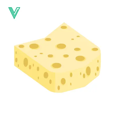 A Delicious Wedge of Swiss Cheese with Holes