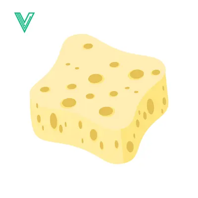 A piece of yellow cheese with holes