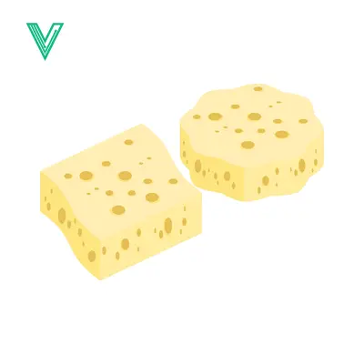 Two Slices of Swiss Cheese with Holes