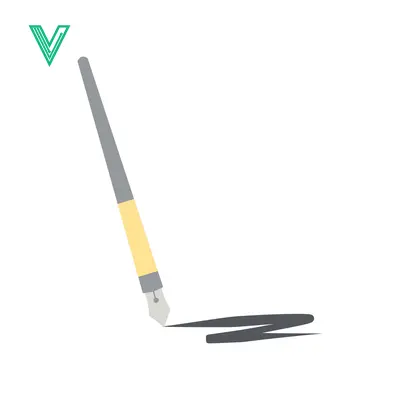 Elegant Fountain Pen Drawing a Wavy Line on White Background