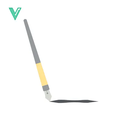 Premium design asset: A classic fountain pen drawing a smooth dark line on a white background symbolizing creativity and writing