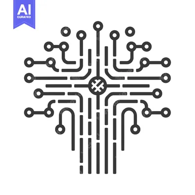 Popular premium asset: Abstract Circuit Board with Central Node and Lines