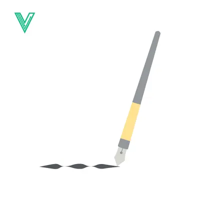 Elegant Fountain Pen Drawing a Decorative Line on White Background