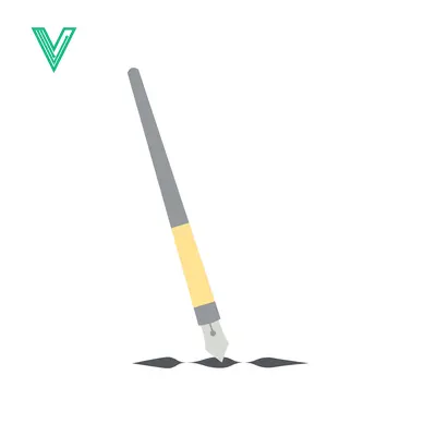 Aset premium populer: Elegant Fountain Pen Drawing a Decorative Line on White Background
