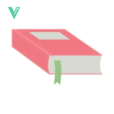 Red Book with Green Bookmark