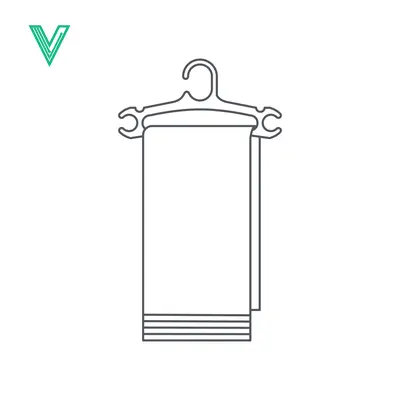 Aset premium populer: Minimalist Line Art of a Towel on a Hanger